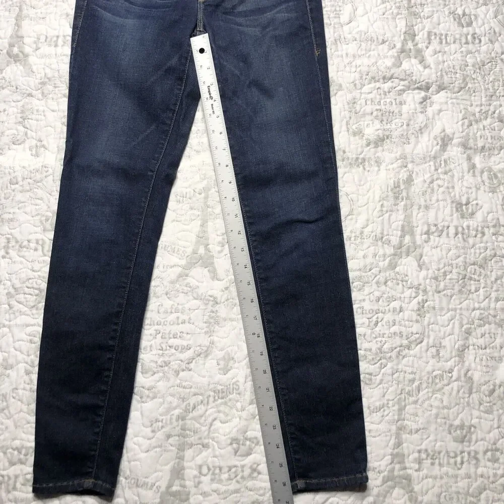 FRAME Le Skinny De Jeanne Cropped Women's 25 Skinny Mid-Rise Stretch Denim Pants - Picture 9 of 9